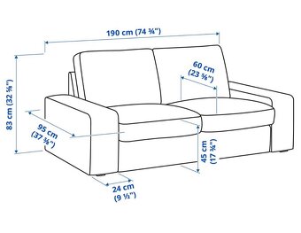 2místná pohovka KIVIK - 4