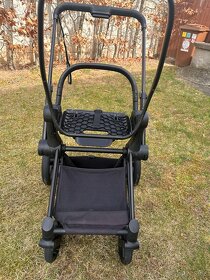 Cybex e-priam black matt korba mustard yellow - 4