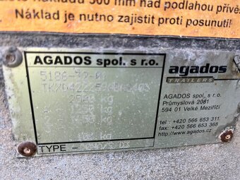 Plachtový přívěs AGADOS DONA/S D3 - 4