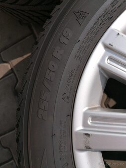 Mercedes r19, sada orig. Alu vc zimnich pneu 255/50/19 - 4