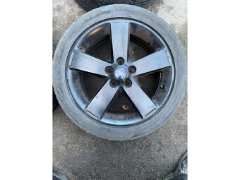 ALU disky Ford černé 5x108 R17 s letními pneu 225/45 R17 - 4