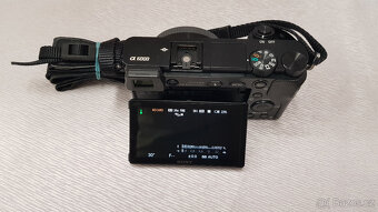 Bezzrcadlovka Sony Alpha A6000, tělo, včetně nabíječky a bat - 4