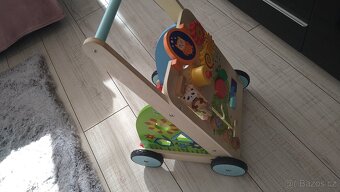 dětský dřevěný vozíček - 4