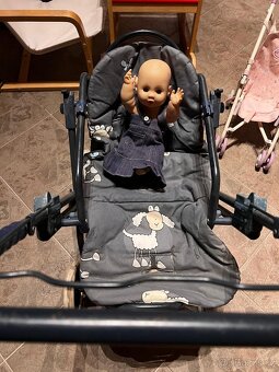 kočárek hole Baby Anabel + panenka + kočárek hluboký - 4