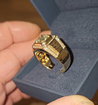 DIAMANTOVÝ PRSTEN 2.71ct. PÁNSKÝ TOP CENA - 4