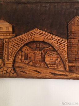 OBRAZ - DŘEVO ŘEZBA - 4