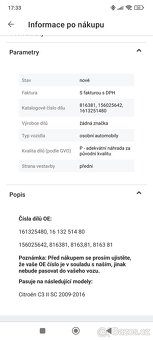 Nová sluneční clona/stínítko pro Citroen C3 - 4