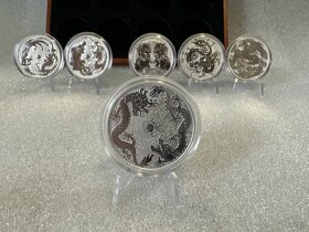 Serie Chinese Myths and Legends 7x 1oz stříbrné mince - 4