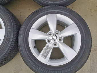 185/60R15 nová alu kola škoda rapid fabia III 6x15 5x100 ET3 - 4