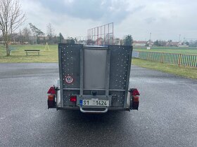 ✅Bržděný přívěs na bagr 2700 kg, IFOR WILLIAMS, listová pera - 4