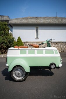 Veterán Piaggio Vespa Scooter VW sidecar (1977) - 4