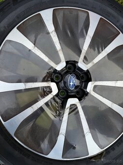 Prodám ALU kola originál na Subaru - 4