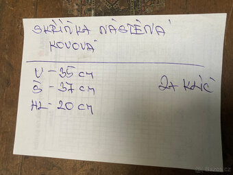 Skříňka kovová nástěnná uzamykatelná 500 kč s poštou - 4