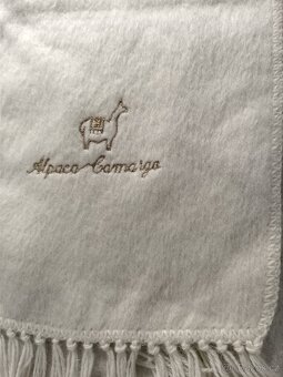 Nový šál Alpaka z Peru - 4