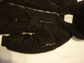 dívčí bunda podzim -zima zn. TAKKO zánovní 134-140 - 4