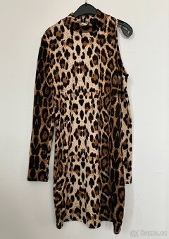 Leopardni šaty pro slečnu vel. 152 - 4