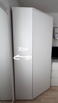Šatní rohová skříň Kika - 4