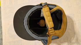 Jezdecká přilba FOUGANZA C700 šedo béžová, velikost 58 cm - 4