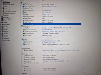Dell XPS 13 9360.i7,16GB RAM, 512GB SSD, 13.3" QHD+,WIN 11 - 4