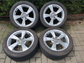 Alu kola audi 5x100 r16 7j et34 pneu 215/45/16 - 4