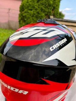 Motokrosová přilba Cassida Cross Cup two XL - 4