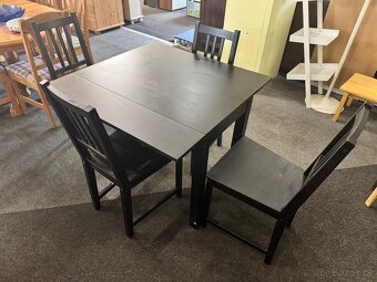 Jídelni set IKEA 4 židle + rozkl. Stůl - 4