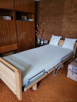 Postel polohovací Völker repasovaná s matrací - 4