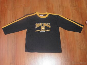 8x Tričko s dlouhým rukávem vel. 5-6 let, 116 cm - 4