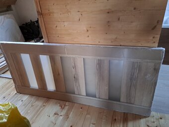 Interiérové dveře 80 cm posuvné dub - 4