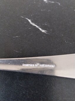 Staré příbory sandrik 17ks - 4