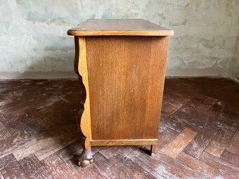 Dřevěná retro komoda - 4