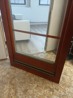 dřevěné balkónové okno/dveře EURO 68 - 4