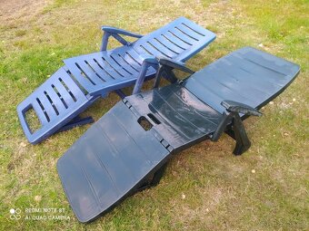 ZAHRADNÍ LEHÁTKA  - 2ks - 4