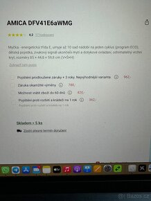 Myčka AMICA malá vestavěná - 4