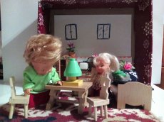 Nábytek pro panenky Obývák, Ložnice - 4