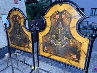 Historické italské ručně malované postele (1890) - 4