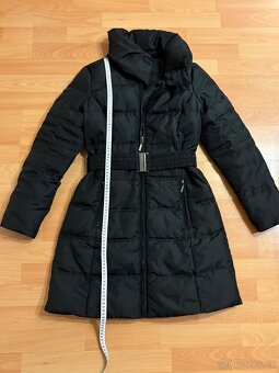 Černá péřová bunda, vel. M - 4