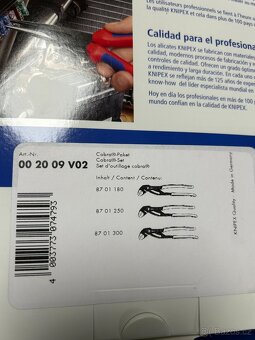 sada kleští Knipex Cobra 002009V02 - 4