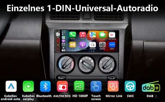 1 DIN autorádio s CarPlay / Android Auto - 4