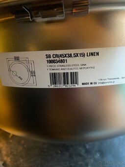 Nerezový kulatý dřez 2x - 4