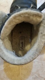 Zimní kožené barefoot boty Lurchi, vel. 31 - 4