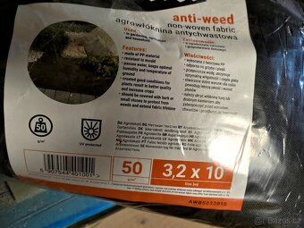 netkaná textilie černá 50g/m² - 4
