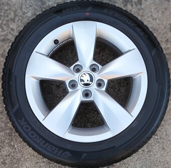 Originál sada disků Škoda Fabia III, Rapid 5x100 R15 Carme - 4