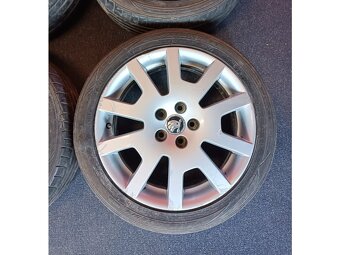ALU disky Škoda 5x100 R16 s letními pneu 205/45 R16 - 4