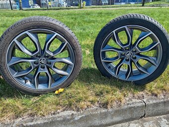 Originál ALU kola Škoda Scala Kamiq R18 + zimní pneu - 4