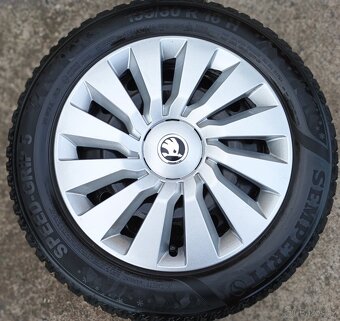 Originál sada plechových disků Škoda Kamiq, Scala 5x100 R16 - 4