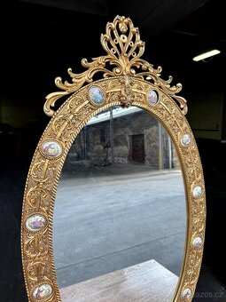 Zrcadlo a konzole s mramorem (132051) - 4