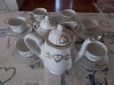 Čajová, kávová souprava. - 4