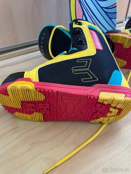 Set junior snowboard prkno+vázání+boty - 4