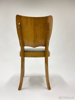 Raritní čalouněná židle po renovaci - TOP KUS - 4